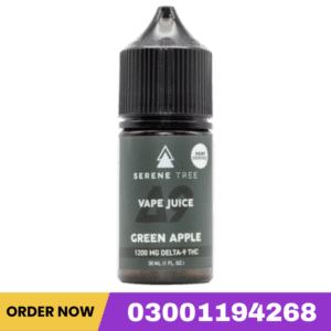 Serene Tree Delta-9 THC Green Apple Vape Juice 1200mg In Pakistan