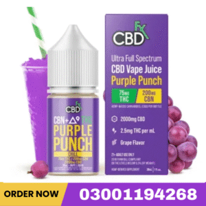 Delta-9 THC Vape Juice: Purple Punch (Indica) In Pakistan