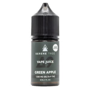 Serene Tree Delta-9 THC Green Apple Vape Juice 1200mg In Pakistan