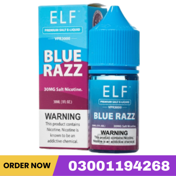 BLUE RAZZ ELF VPR3000 SALTS 30ML In Pakistan