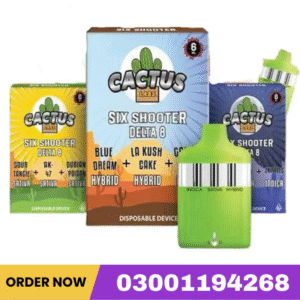 Cactus Labs Six Shooter THC-A Blend Disposable Vape In Pakistan