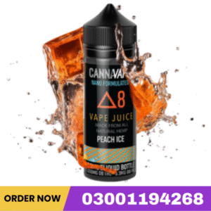 Peach Ice Delta 8 Vape Juice E-Liquid In Pakistan