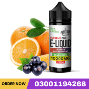 Supreme CBD E-Liquid 10000MG Orange UK’s Best CBD Vape Oil In Pakistan