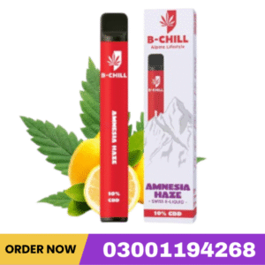 B-Chill CBD Vape | Amnesia Haze (CBD 10% / THC 0%) In Pakistan