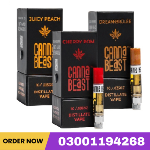 Canna Beast – Cherry Pom Delta-9 THC Vape Cartridge In Pakistan