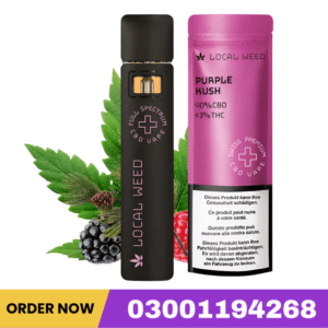 Local Weed CBD Vape | Purple Kush (Vollspektrum, CBD 40% / THC <1%) In Pakistan