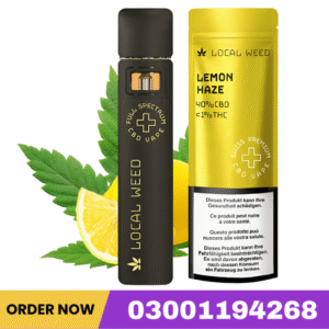 Local Weed CBD Vape | Lemon Haze (Vollspektrum, CBD 40% / THC < 1%) In Pakistan