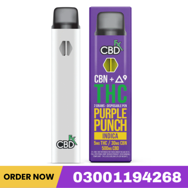 Cbdfx Thc Purple Punch 2 Grams - Disposable Pen In Pakistan